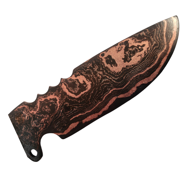 Outdoor/Jagdmesser Kupfer Damast im Abo