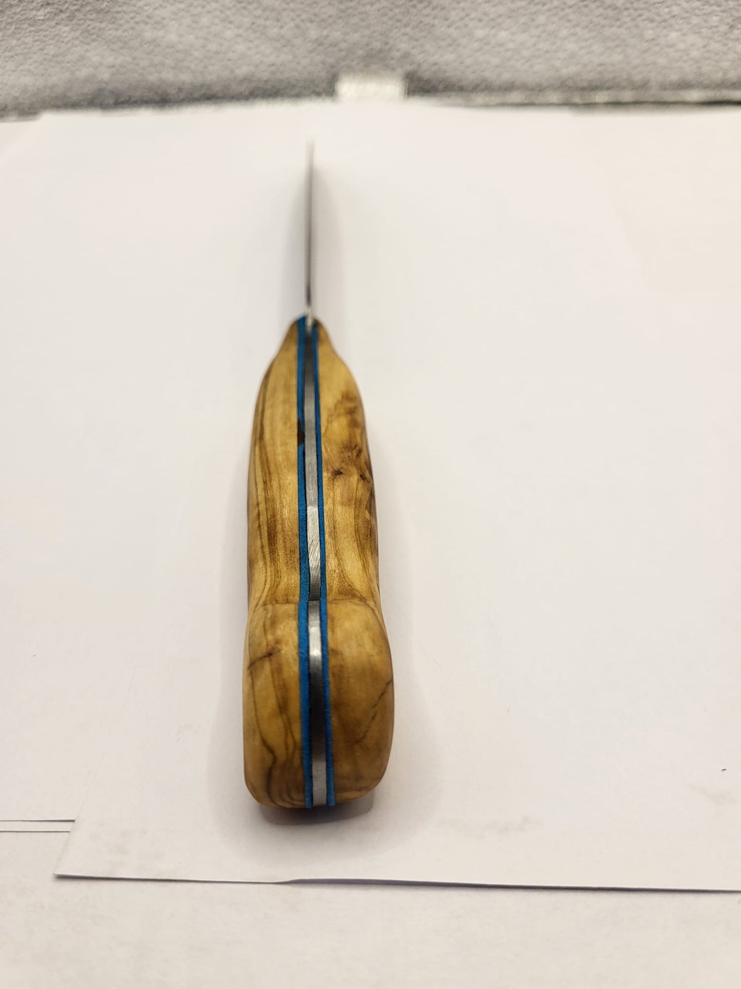 Olive Damast Blue Line Edition groß