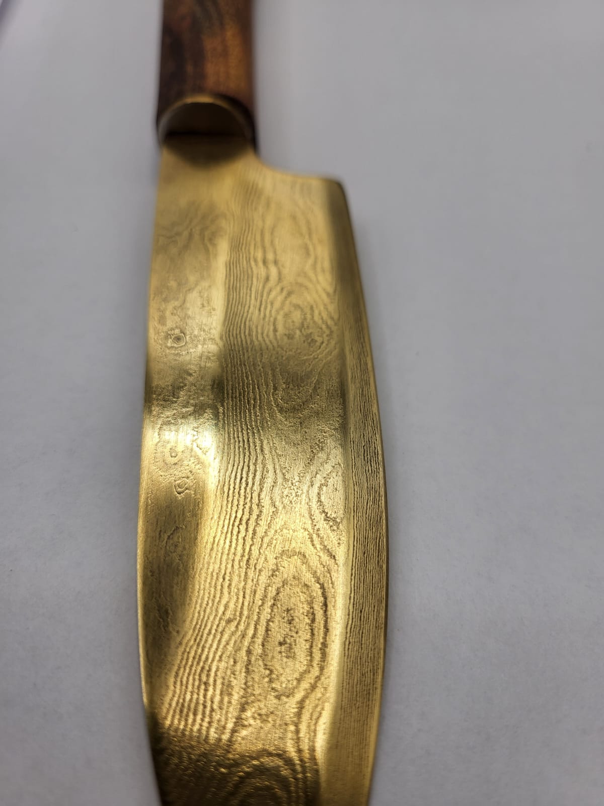 Teak-Gold Damast Set