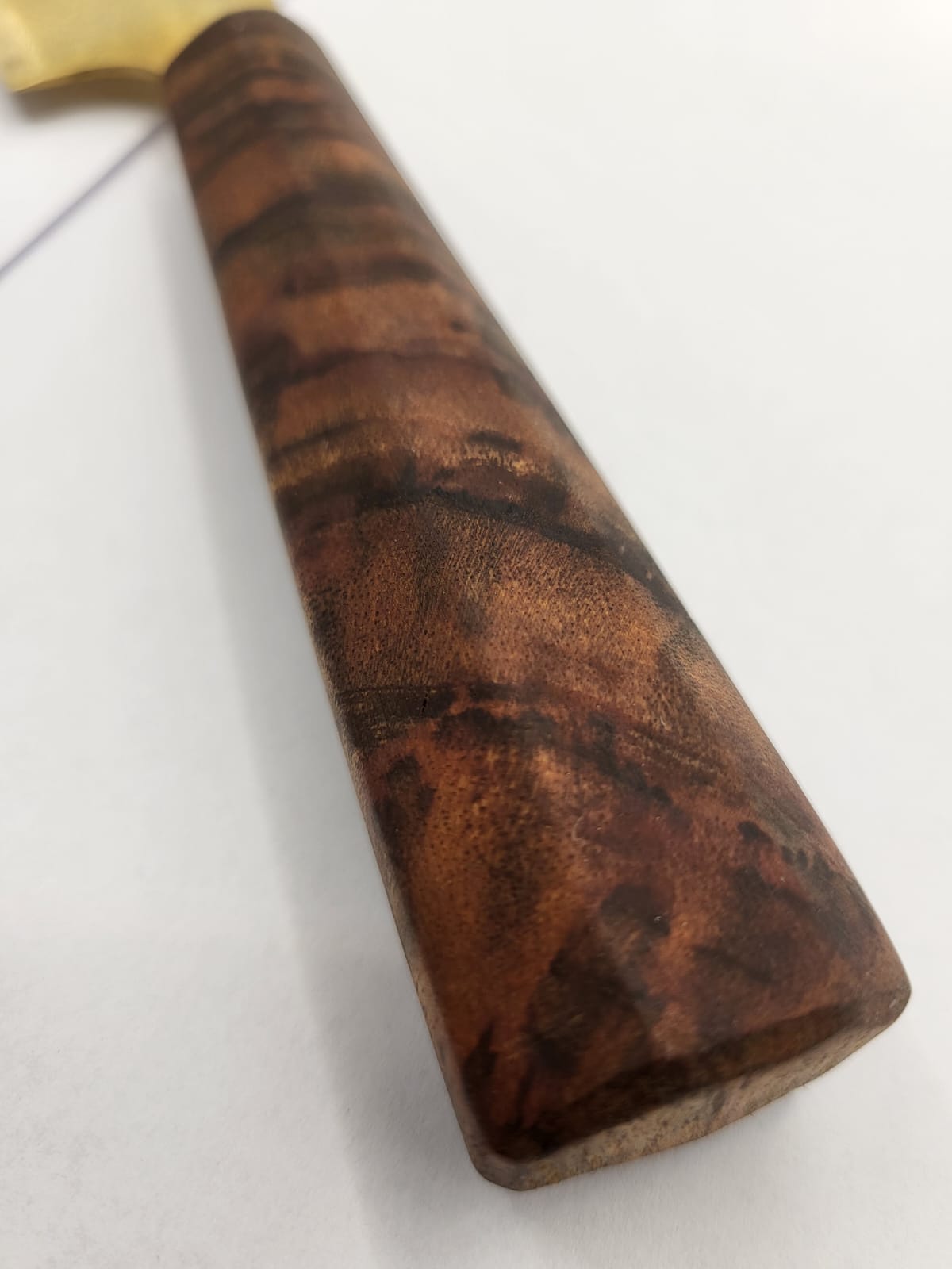 Teak-Gold Damast Set