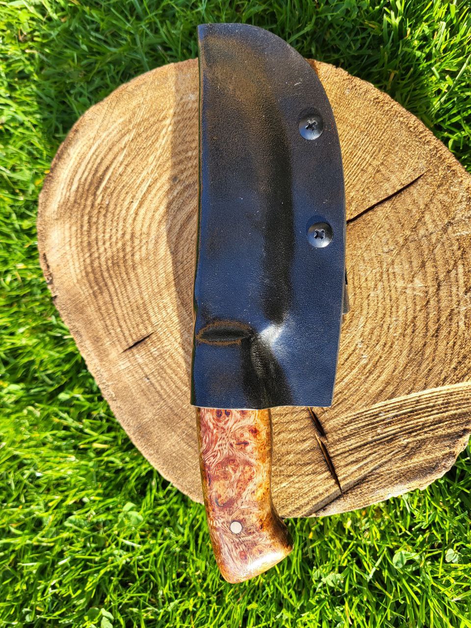 Damast Outdoormesser Curly Mindi