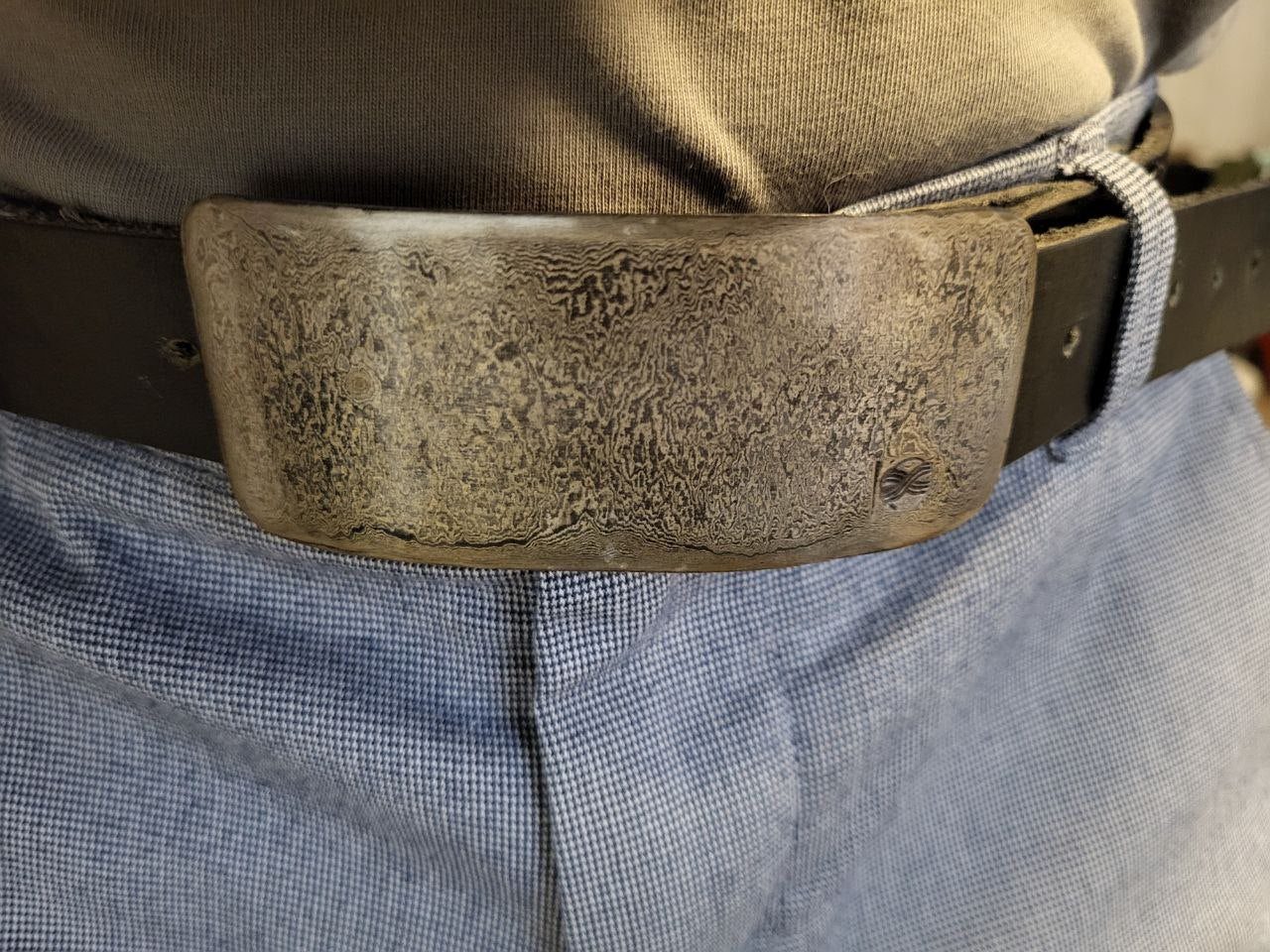 Damast Gürtelschnalle