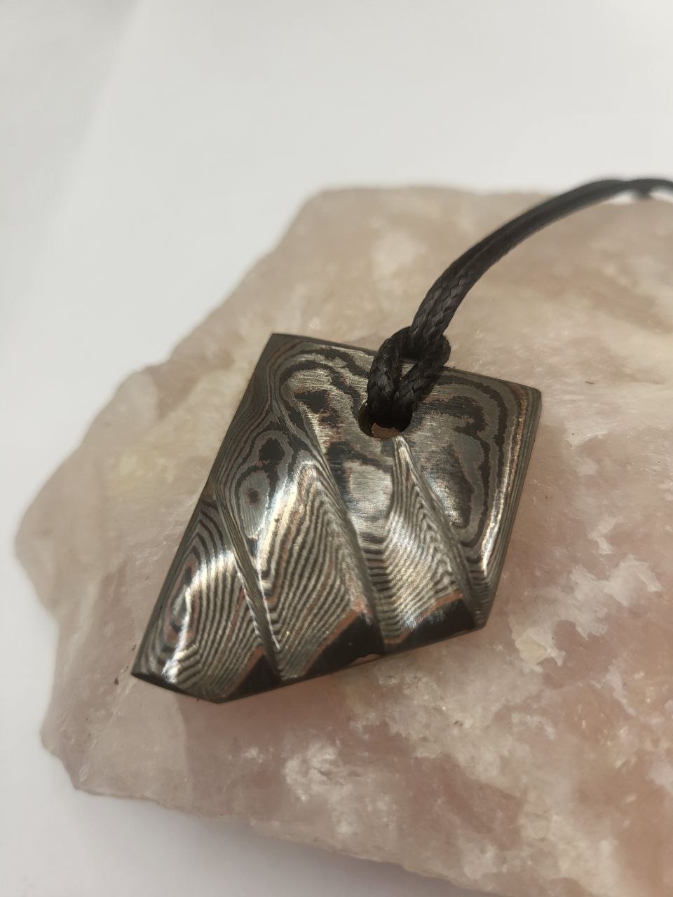 Kupfer-Damast Anhänger #4