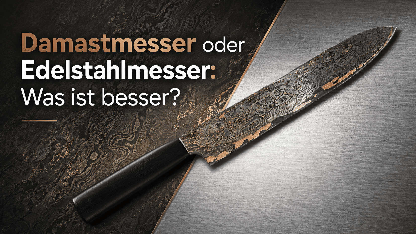 Damastmesser oder Edelstahlmesser: Was ist besser?