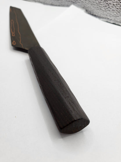 Küchenmesser Gyoto Kupfer-Damast Esche