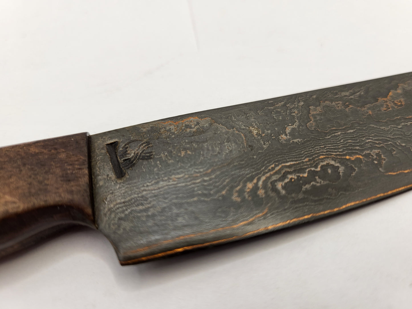 Gemüse & Steakmesser Kupfer Damast