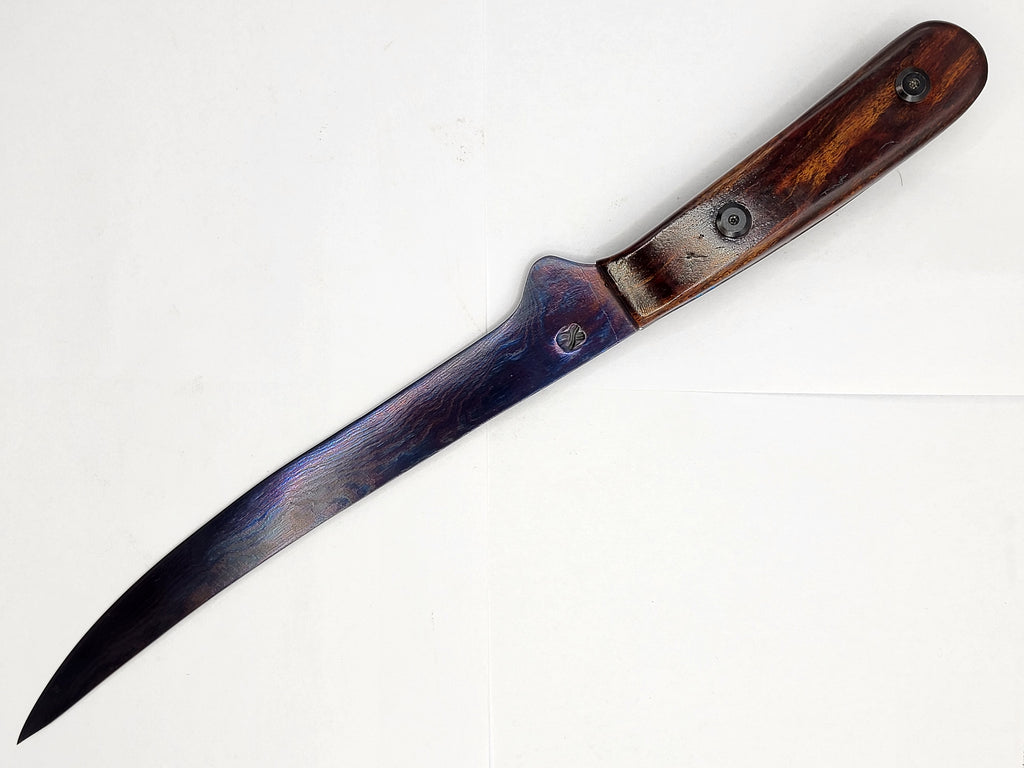 Filetiermesser Blue Damast