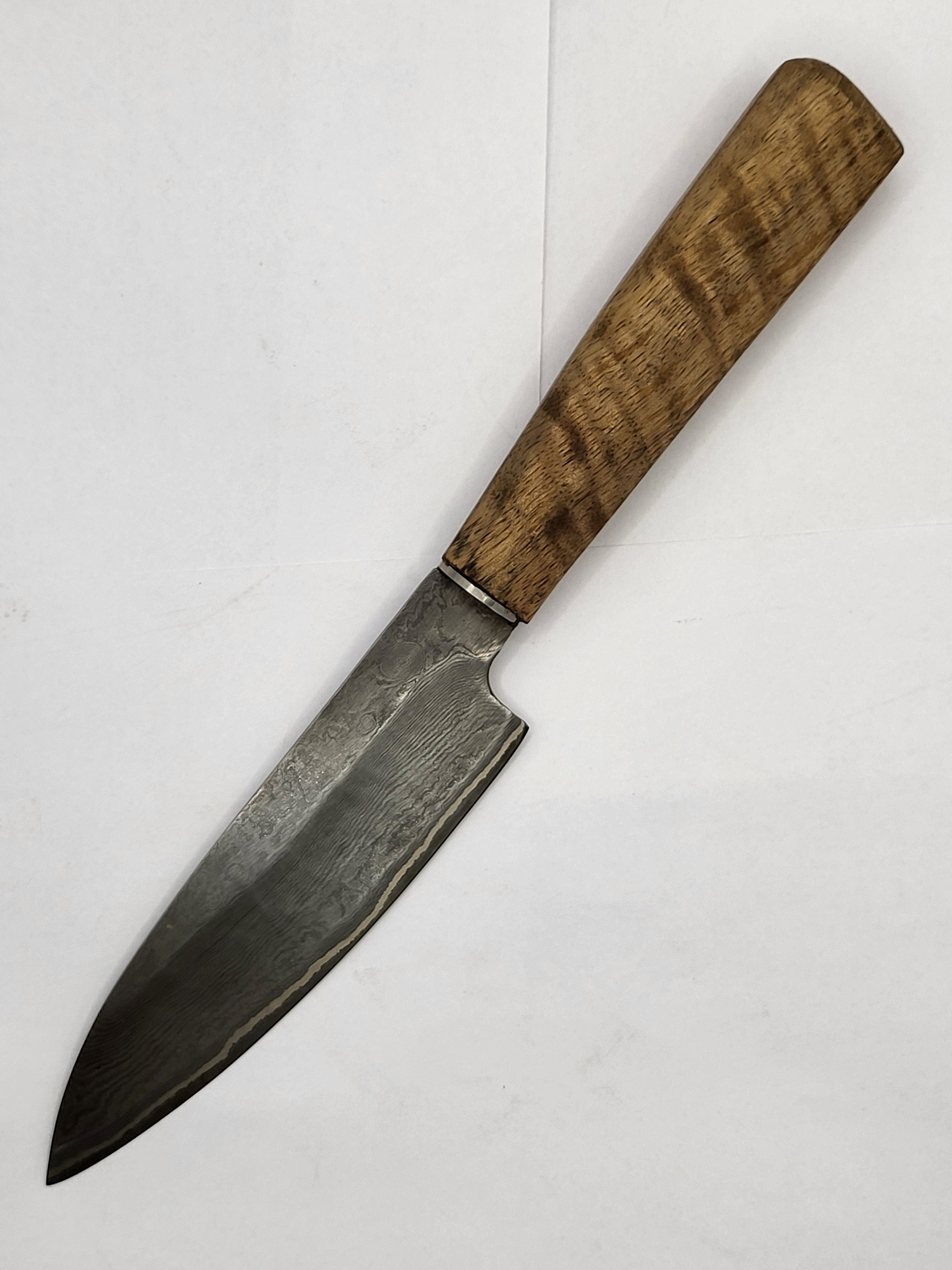 kleines Allzweck Damastmesser white Liner