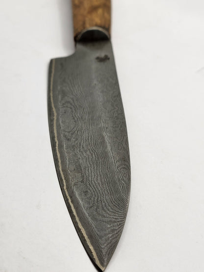 kleines Allzweck Damastmesser white Liner