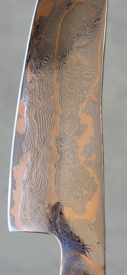 Outdoor/Jagdmesser Kupfer Damast im Abo