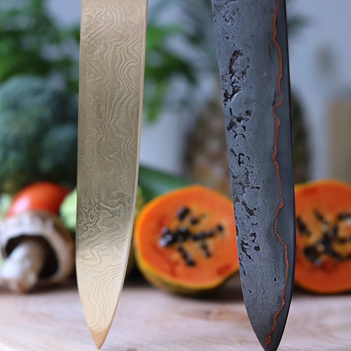 Handgeschmiedetes Go-Mai Damastmesser – Österreich