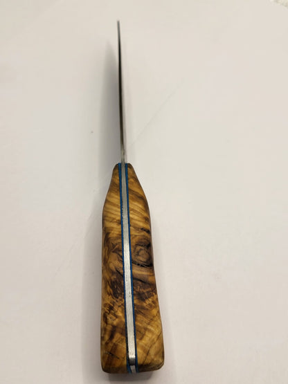 Olive Damast Blue Line Edition klein