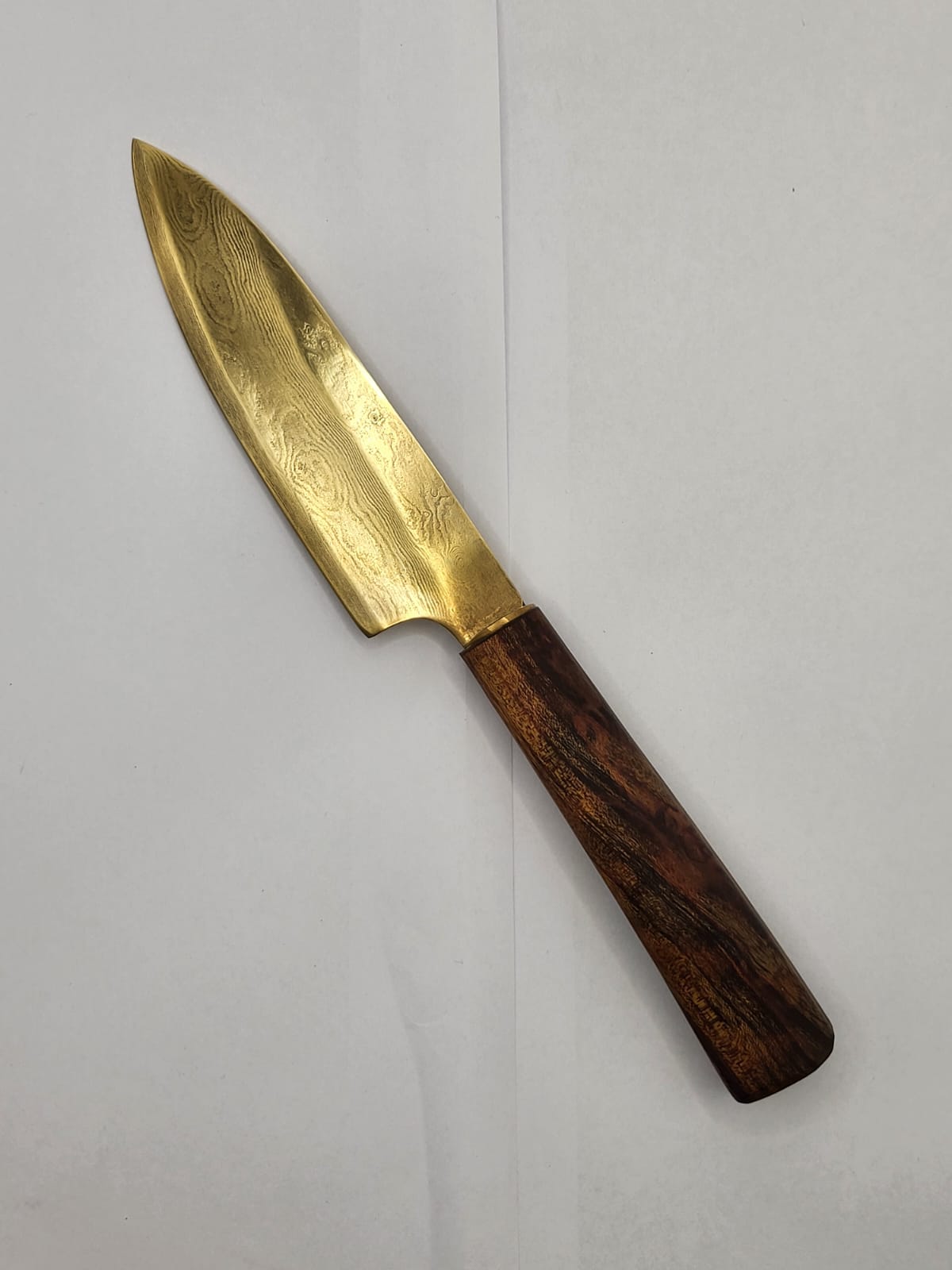 Teak-Gold Damast Set
