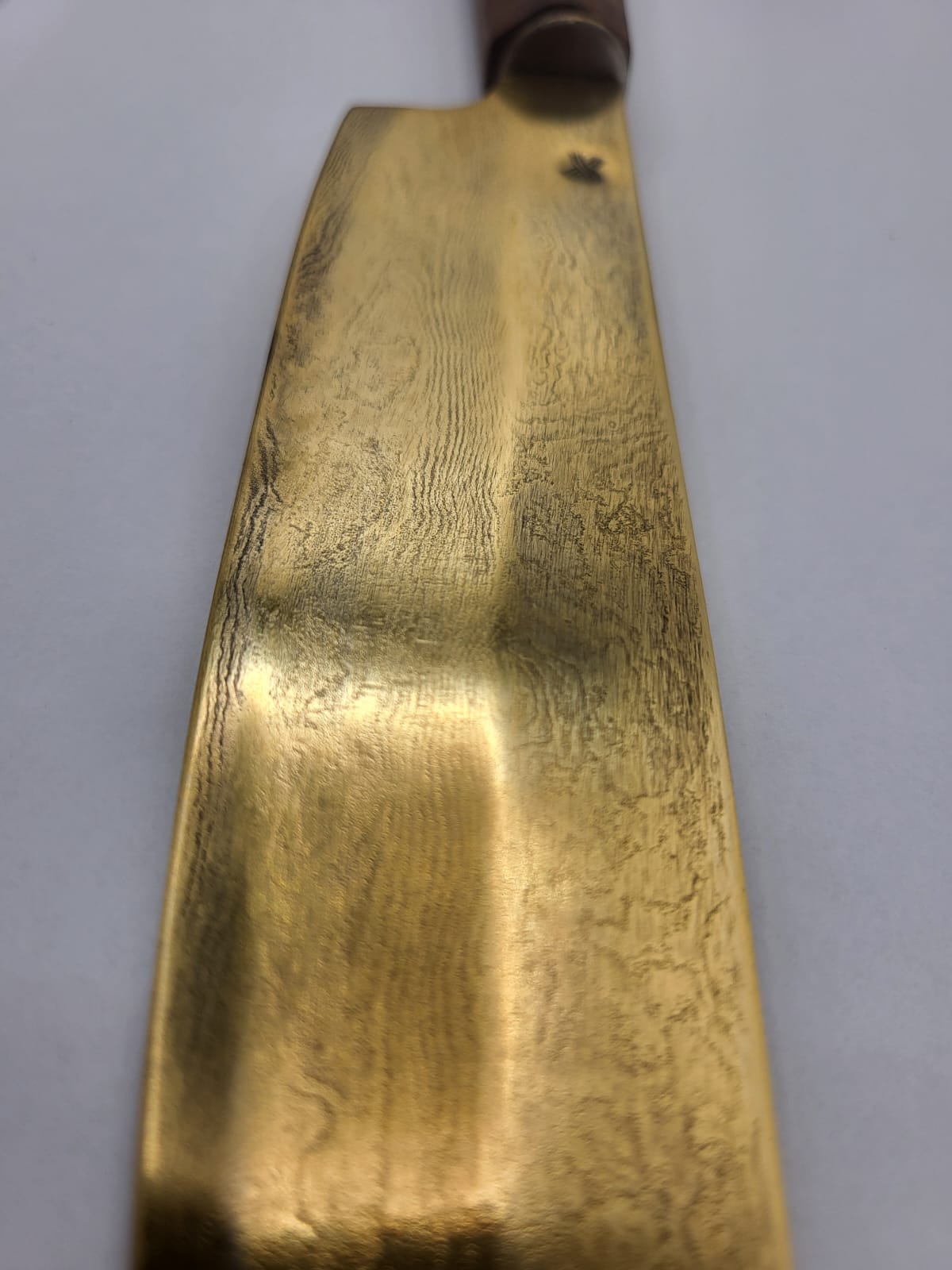 Teak-Gold Damast Set