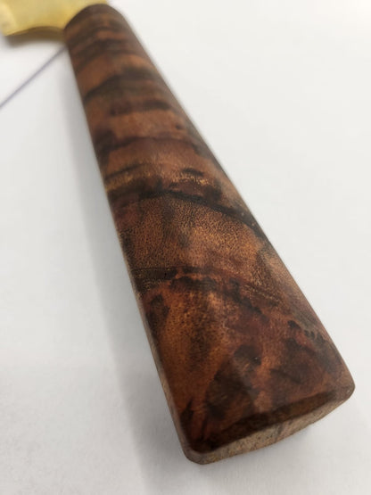 Teak-Gold Damast Set
