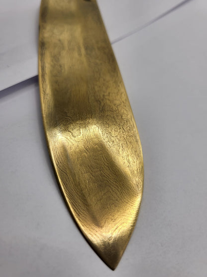 Teak-Gold Damast Set
