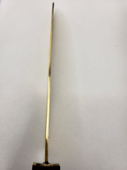 Damastmesser Gold Eisenholz