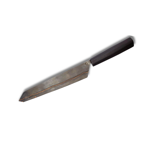 Küchenmesser Gyoto Kupfer-Damast Esche