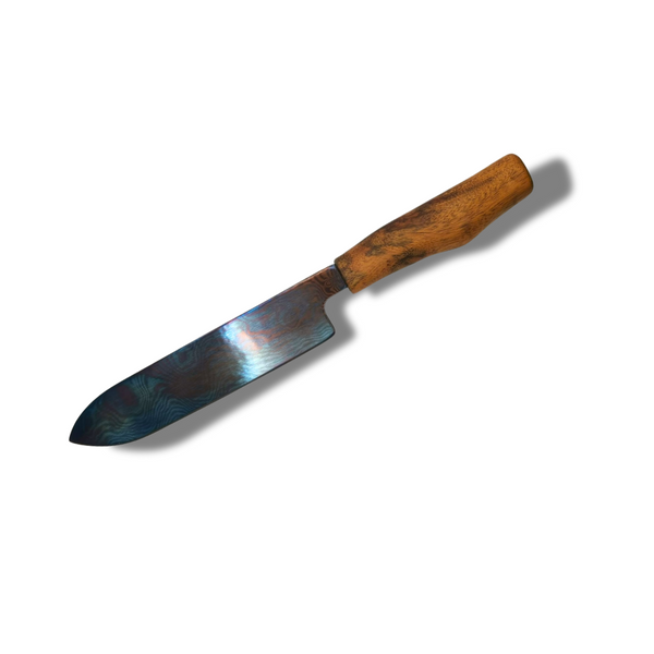 Santoku Blue Edition6 – Damastique
