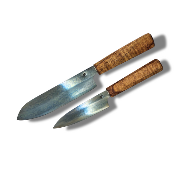 Mango-Damast Set blau