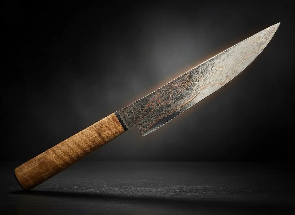 Detailaufnahme vom Big Allrounder CU-Damast Shiny mit feiner Damaststruktur