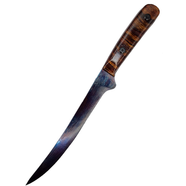 Filetiermesser Blue Damast16 – Damastique