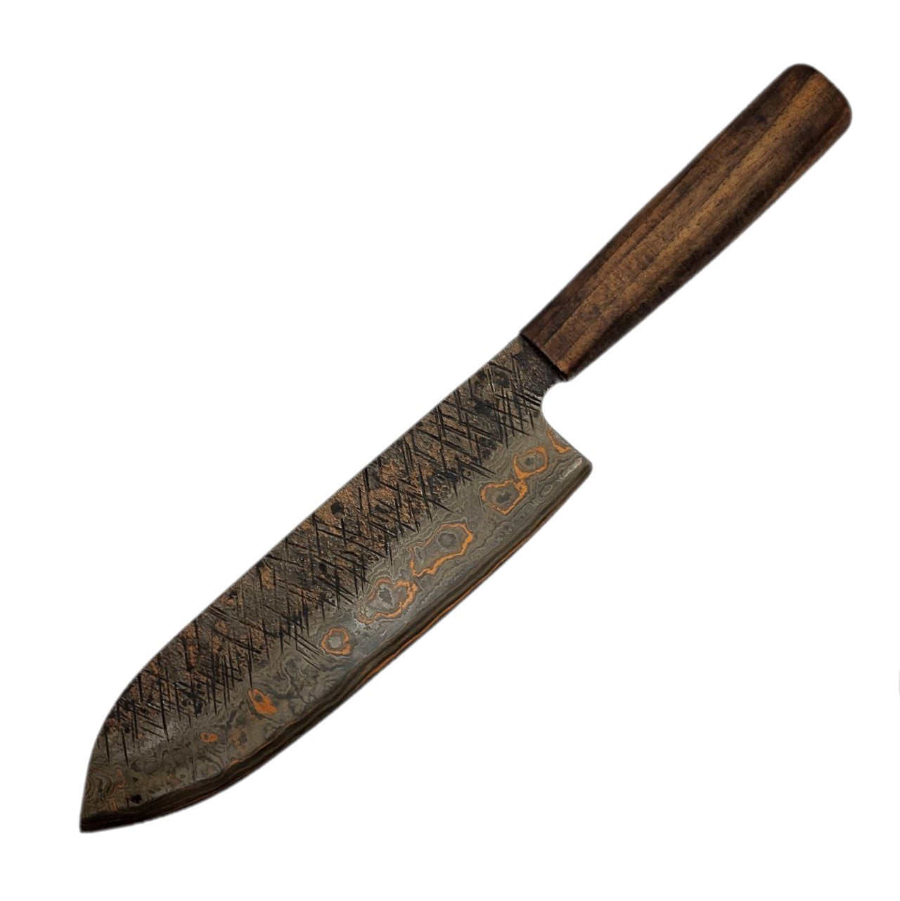 Santoku Kupfer-Damast RAW