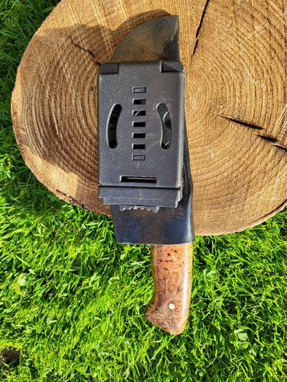 Damast Outdoormesser Curly Mindi