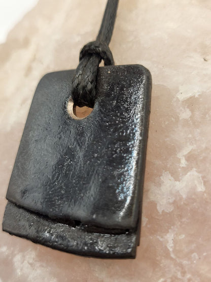 Damast Obsidian Look Anhänger