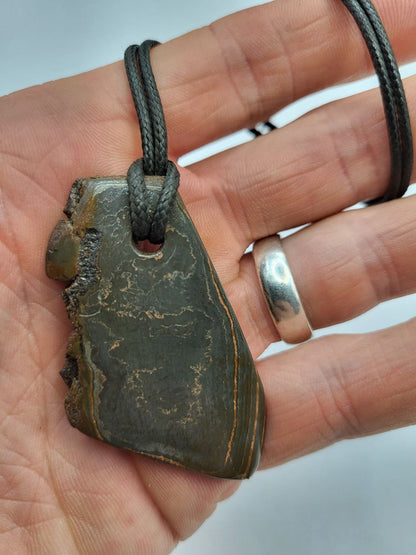 Kupfer-Damast Anhänger