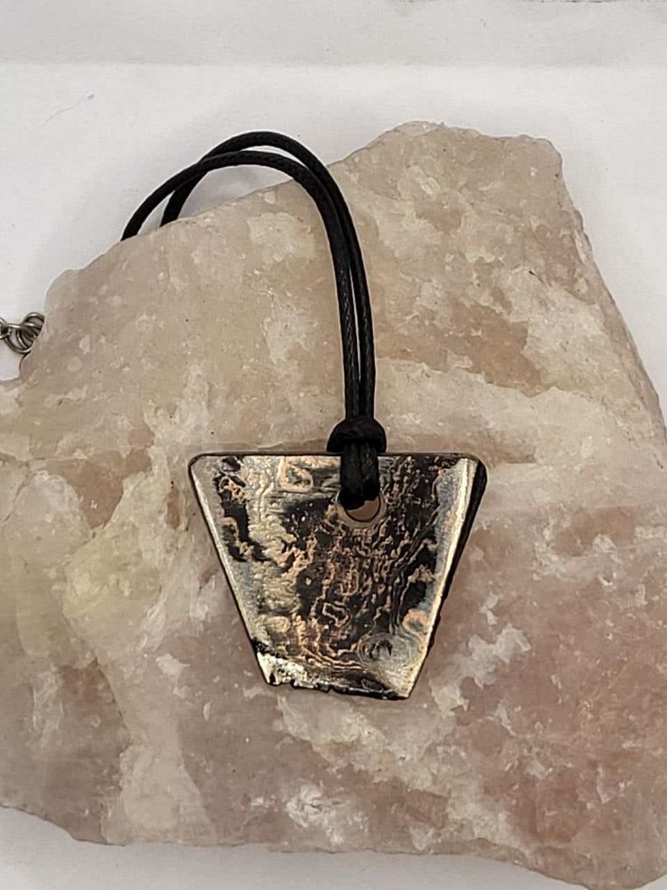 Kupfer-Damast shiny Anhänger