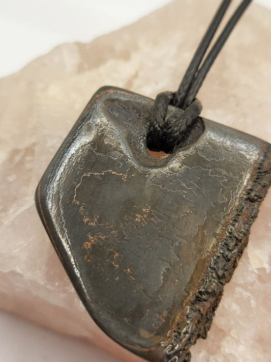 Kupfer-Damast dezent Anhänger