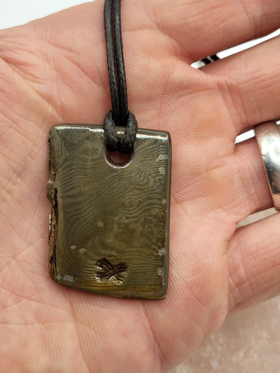 Damast Rusty Anhänger