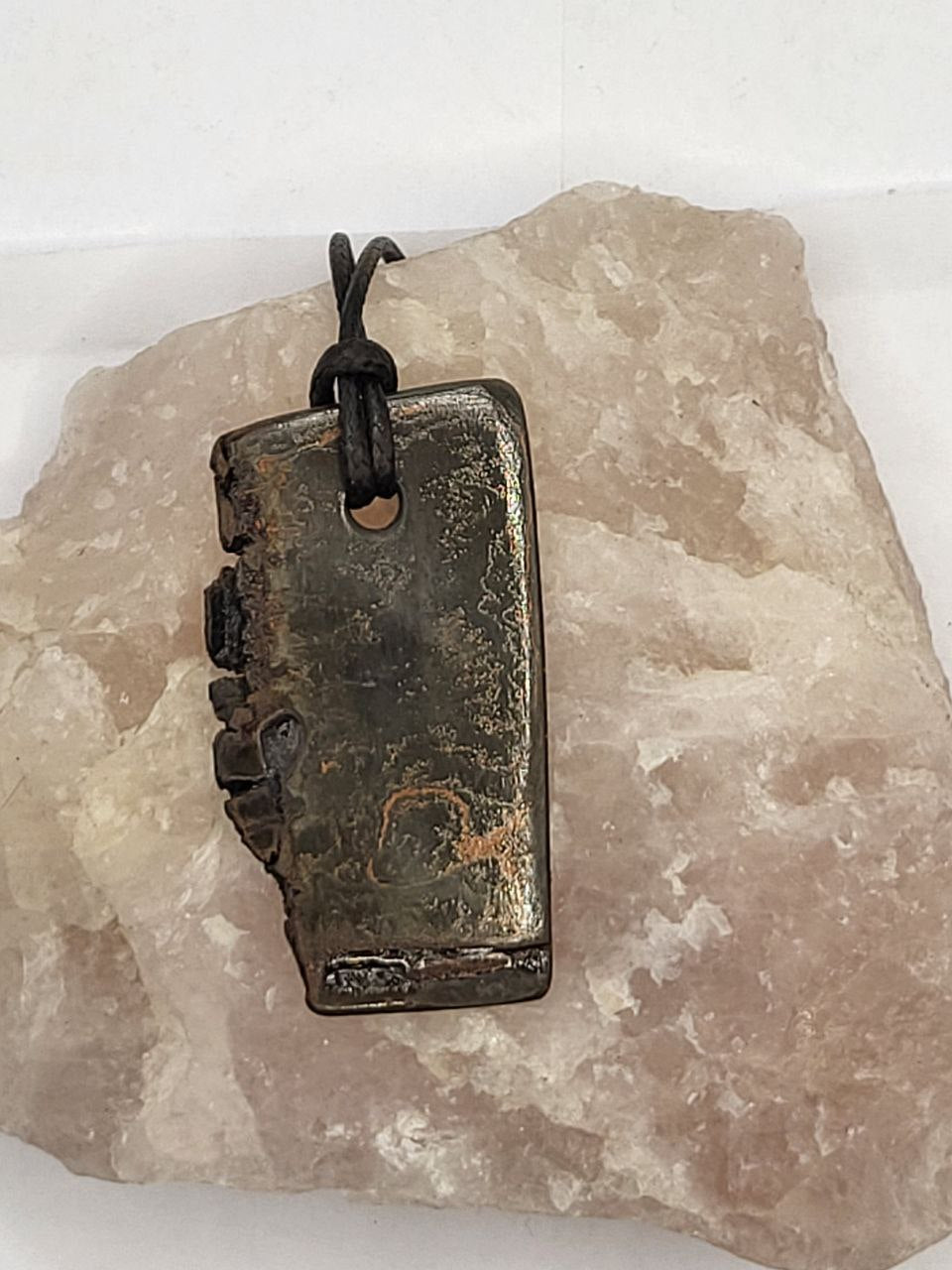 Kupfer-Damast Anhänger