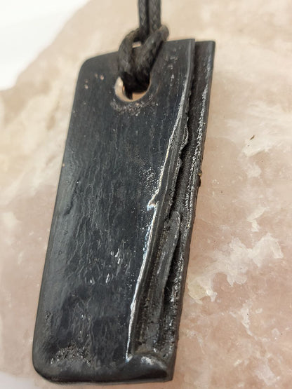 Damast Obsidian Look Anhänger