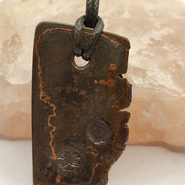 Kupfer-Damast Anhänger