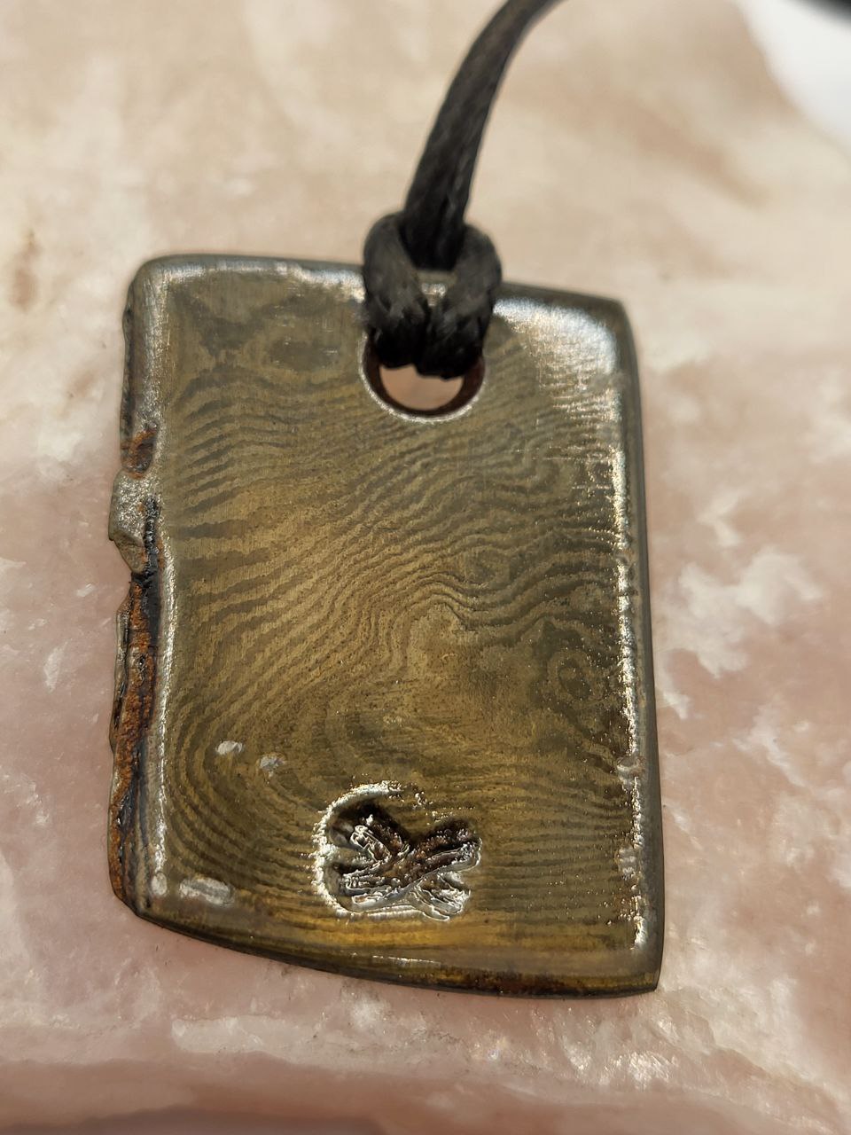 Damast Rusty Anhänger