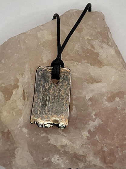 Kupfer-Damast shiny Anhänger