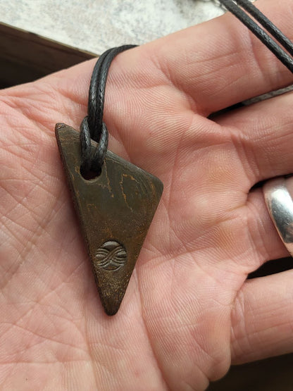 Kupfer-Damast dezent Anhänger