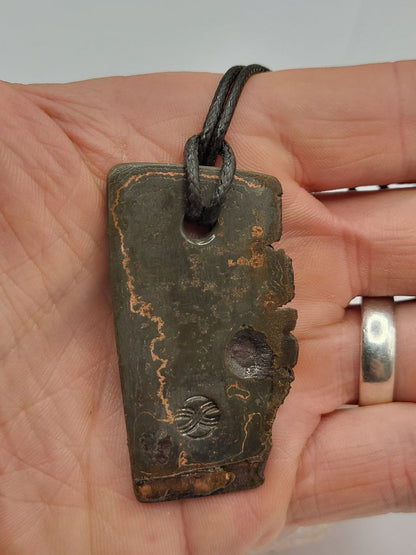 Kupfer-Damast Anhänger