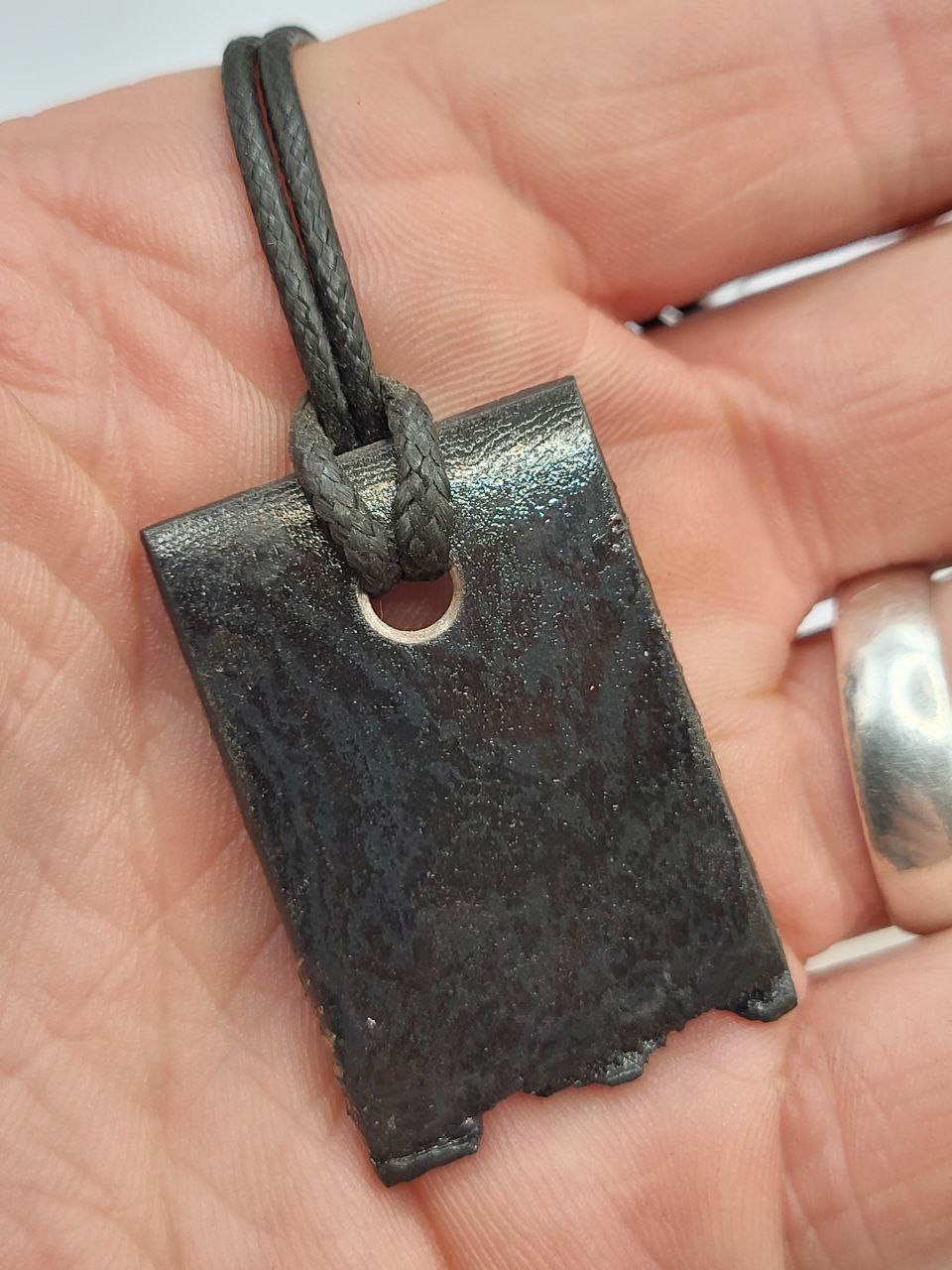 Damast Obsidian Look Anhänger