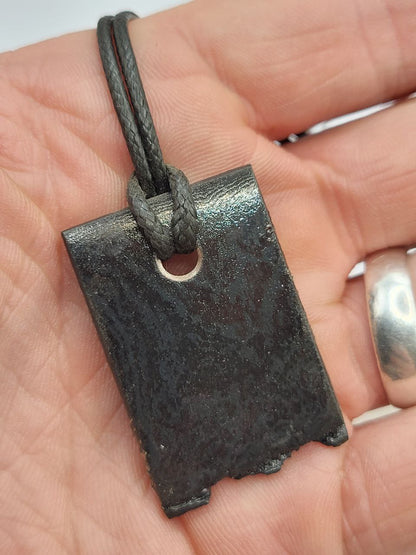 Damast Obsidian Look Anhänger