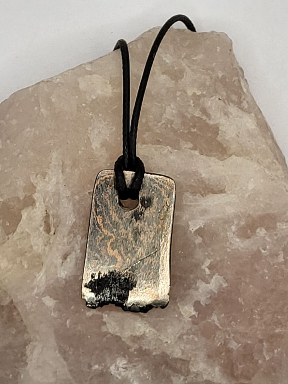 Kupfer-Damast shiny Anhänger