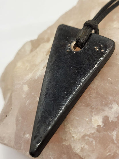 Damast Obsidian Look Anhänger