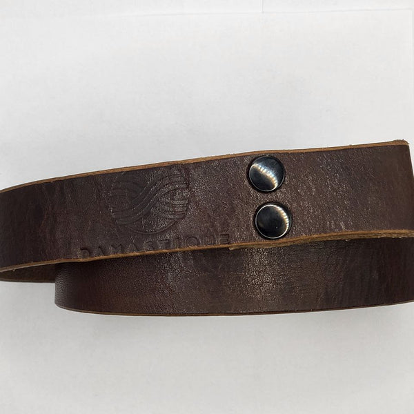 Echter Rinds-Ledergürtel dunkelbraun