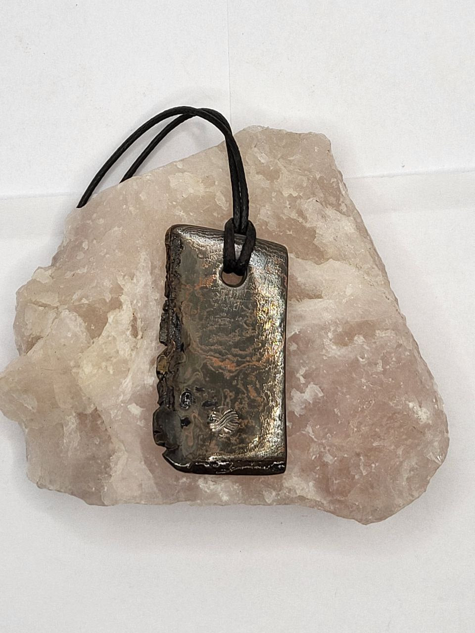 Kupfer-Damast Anhänger