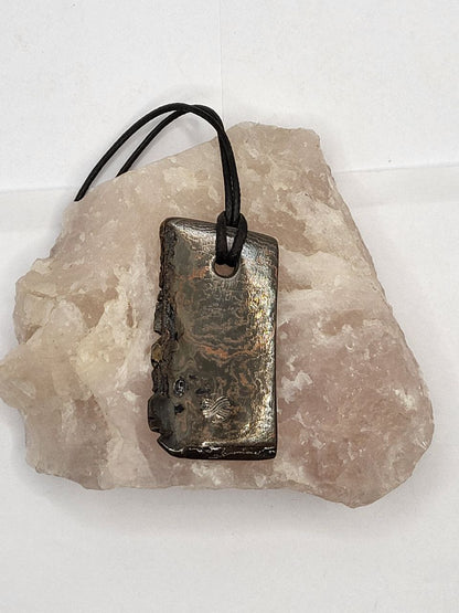 Kupfer-Damast Anhänger