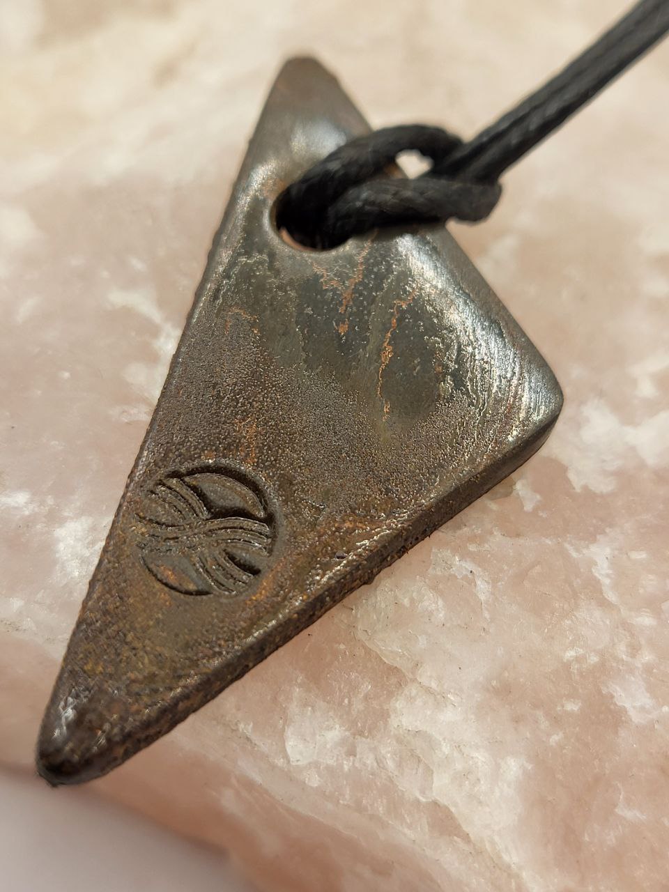 Kupfer-Damast dezent Anhänger