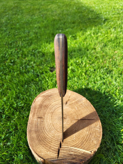 Damast Outdoormesser Eisenholz