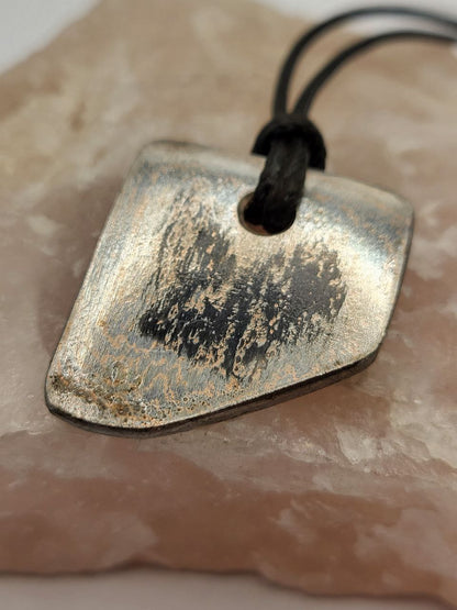 Kupfer-Damast shiny Anhänger